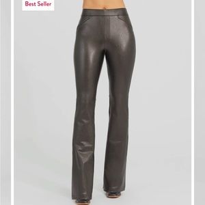NWT: Leather-Like Flare Pant - SPANX - Size S / Tall